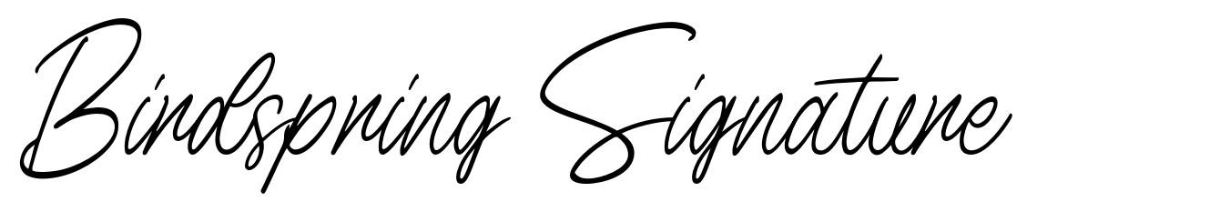 Birdspring Signature